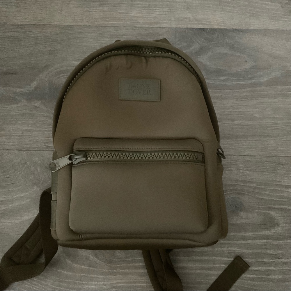 Dagne Dover Dakota Neoprene Backpack Small Olive Green